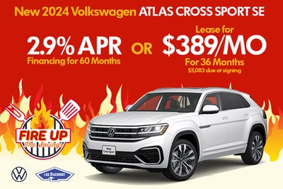 New 2024 Volkswagen Atlas Cross Sport SE
2.9% APR OR Lease for $389/mo.