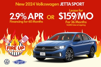 New 2024 Volkswagen Jetta Sport
2.9% APR OR Lease for $159/mo.