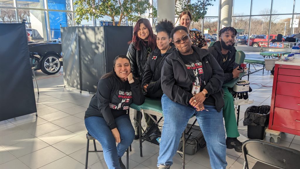 volunteer for blood drive at lou bachrodt volkswagen