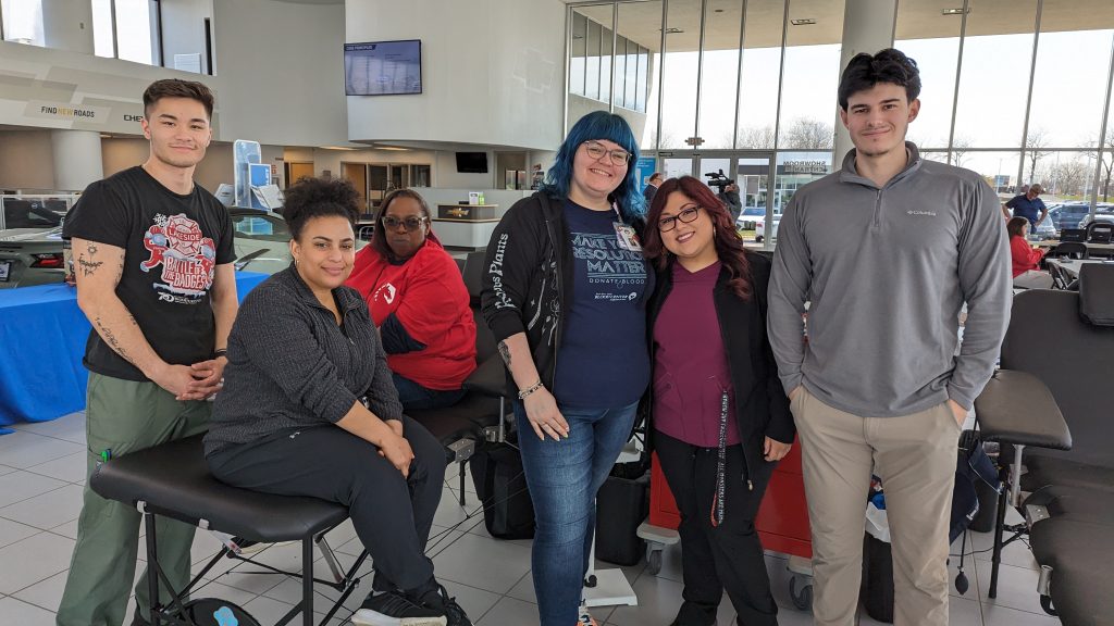 blood drive at lou bachrodt volkswagen