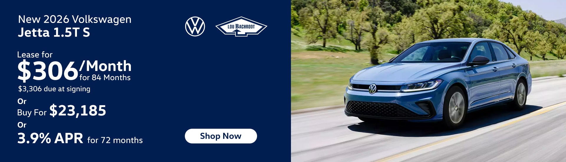 Lease a New 2026 Jetta!