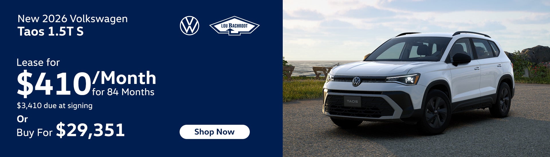 Lease a New 2026 Taos!