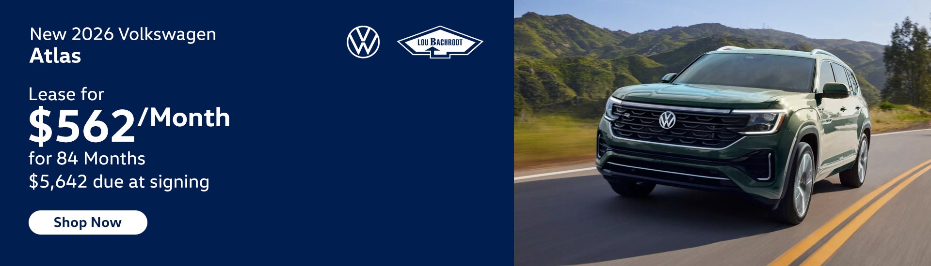 Lease for $562/mo. for 84 Months $5,642 due at signing 