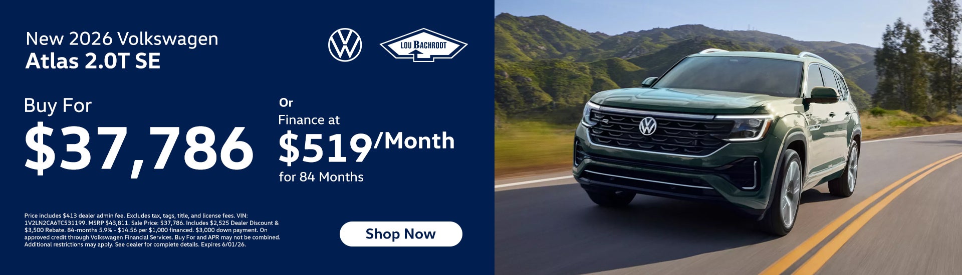 Buy For $37,786 Or Finance at $519/mo. for 84 Months 