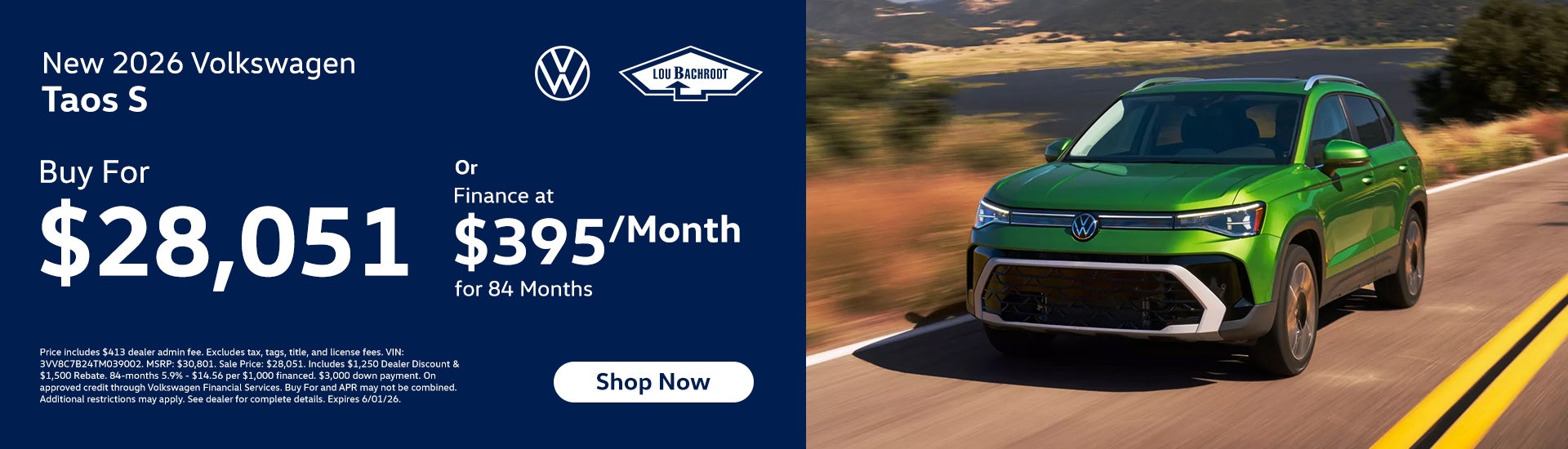 Buy For $28,051 Or Finance at $395/mo. for 84 Months 