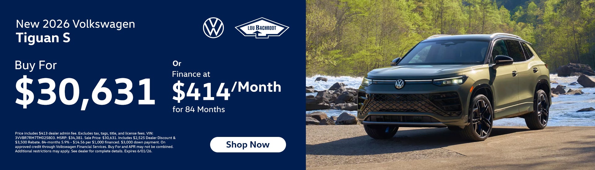 Buy For $30,631 Or Finance at $414/mo. for 84 Months 
