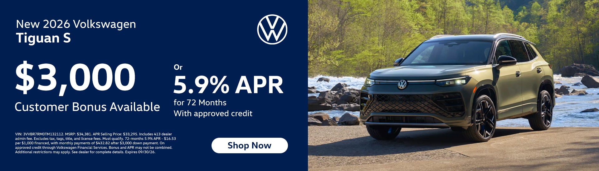 $3k Customer Bonus Available